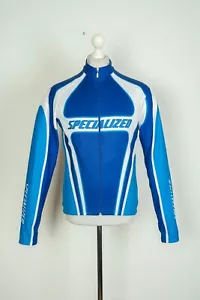 Mens Specialized Cycling Racing Windtex Blue Jersey Longsleeve Jacket Size L - Picture 1 of 9