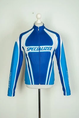 Chaqueta de manga larga para hombre Specialized Cycling Racing Windtex azul jersey talla L Foto 1 de 4