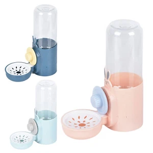 Pet Hanging Cage Water Pet Drinker Bottle Dispenser Fountain Head Drinker 500ml - Picture 1 of 15