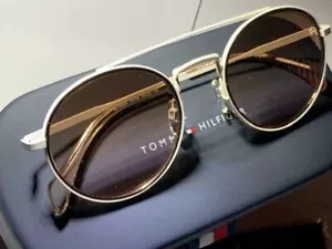 Tommy Hilfiger Women's Smooth Cream/Pink Pilot Sunglasses - TH1455S-0U1Y - Picture 1 of 12