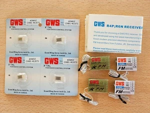 4x GWS 6ch Naro Type 40MHz Receiver RX & Xtals CH85 - Picture 1 of 1