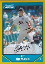 2007 Bowman Chrome Draft Future's Game Prospects Gold Refractors Baseball PYC!