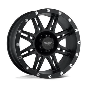 18 inch 18x9 Pro Comp PA31 STRYLER FLAT BLACK wheels rims 6x135 +0 - Picture 1 of 1