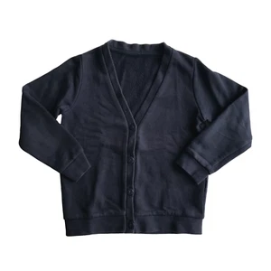 Marineblaue Schuljersey Strickjacke - Bild 1 von 1