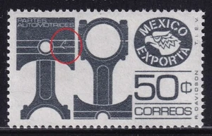 uca74 Mexico Exporta plate error MNH paper 3 position 43 et# 3_01 - Picture 1 of 1