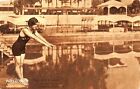 Postcard CA Alameda Mermaid Nell Schmidt 1st Woman to Swim SF Bay Calif 1912