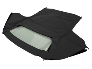 Fits:Nissan 240SX Soft Top & Plastic Window 1992-94 HAARTZ Black Stayfast CANVAS - Bild 1 von 6