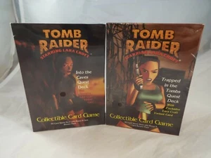 TOMB RAIDER CCG BASE SET PAAR SEALED STARTER DECKS - Bild 1 von 4