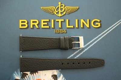 VINT 20-14 LENGÜETA HEBILLA MARRÓN BULLHIDE CORREA DE RELOJ CORREA DE RELOJ PARA WIDELING Foto 1 de 4