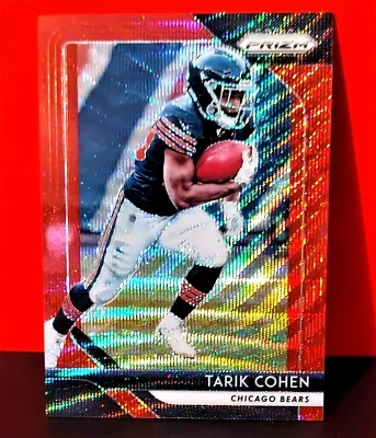 2018 Panini Prizm Tarik Cohen Red Refractor SP #’d 137/149 Chicago Bears  - Image 1 of 2