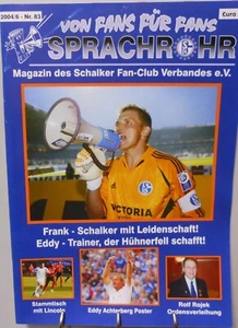Schalke Fan Magazin Sprachrohr S.F.C.V. Ausgabe 83 Achterberg Poster Sammler - Bild 1 von 2