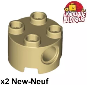 LEGO 2x Round Brick Brick Round 2x2 Pine Hole Beige/Tan 17485 NEW - Picture 1 of 1