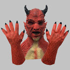 Halloween Masquerade Latex Creepy Belial mask Prank party Cosplay Costumes Props