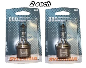 2x Sylvania 880 Standard Halogen Lamp Bulb / Headlights / Basic 12.8V - Picture 1 of 3