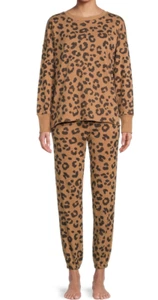 Women's Plus 3X (22W-24W) Sleep 2 Piece Top Pants Lounge Set Animal Print NWT - Picture 1 of 5