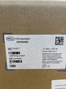 PALL SUPRAdisc™ Depth Filter Modules B19577 0.22um 12in 18FT2 Seitz - Picture 1 of 4