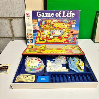 MB Games 1978 Vintage Game of Life Board Game Complete Set - Image 1 of 3