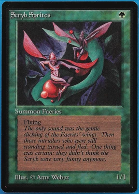 Scryb Sprites Beta MINT Green Common MAGIC GATHERING CARD (ID# 508289) ABUGames - Image 1 of 2