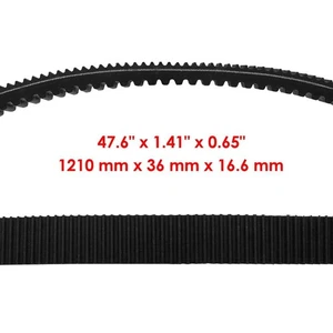 Caltric Drive Belt For Arctic Cat Snowmobile 0627-084 0627084 ~ - Picture 1 of 7
