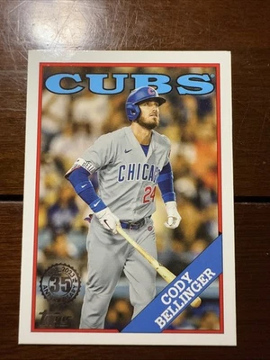 2023  Topps Cody Bellinger #2T88-6 1988 Baseball 35th Anniversary Cubs - Image 1 of 4