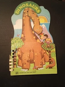 A Golden Play And Learn Book Dinosaurs By Laura French Hardcover 1975 - Picture 1 of 8