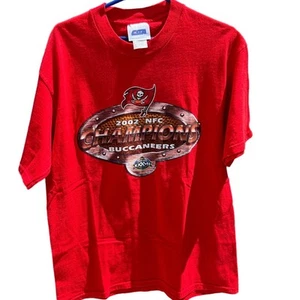 Camisa De Colección Tampa Bay Buccaneers 2002 NFC Champions CSA Super Bowl Para Hombres Grande - Imagen 1 de 4