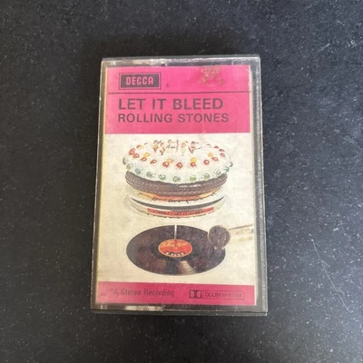 ROLLING STONES - LET IT BLEED (DECCA KSKC5025) Made in England -  CASSETTE TAPE - Image 1 of 4