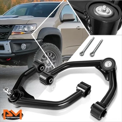 Черные подъемные передние верхние рычаги управления для Chevrolet Colorado GMC Canyon 15–22 годов выпуска 2–4 дюйма - Изображение 1 из 4