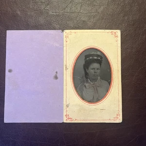 Fotografía tipo tinte alrededor de 1850 sin nombre Birmingham AL Holcomb Cummings - Imagen 1 de 4