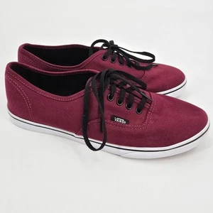 Vans Classics Low Pro Burgundy Unisex Canvas Sneakers Size M 8 W 9.5 NWOB - Picture 1 of 7