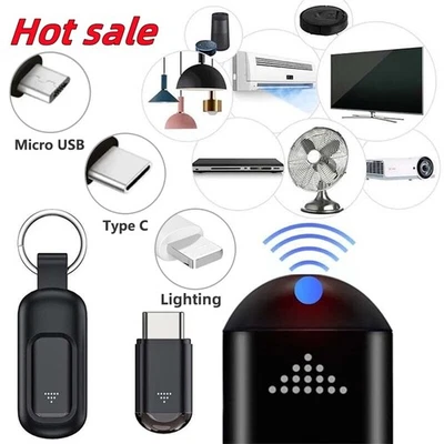 Type C Micro USB Smart IR Remote Phone TV Air Mini Adapter Infrared Transmitter - Image 1 of 4