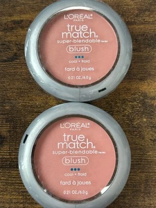 L'Oreal True Match Super-Blendable Blush Cool C1-2 BABY BLOSSOM New 2 Pack - Picture 1 of 3