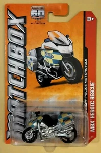 2012 Matchbox 60th Anniversary MBX Heroic Rescue BMW R1200 RT-P POLICE... - Picture 1 of 7