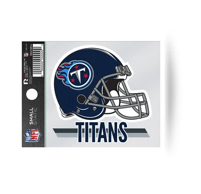 Pegatina adhesiva estática con logotipo de casco de los Tennessee Titans ¡NUEVA ventana o automóvil! 3x4 pulgadas Foto 1 de 2