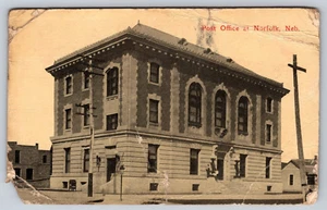 Postcard Post Office Norfolk Nebraska - Picture 1 of 2