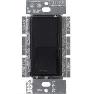 Diva Dimmer Switch for Electronic Low Voltage, 300-Watt/Single-Pole or 3-Way, - Picture 1 of 5
