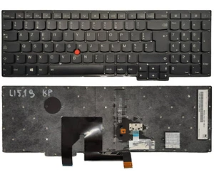 Original Lenovo Thinkpad S531 S540 Clavier Français NOIR LED AZERTY - Picture 1 of 3
