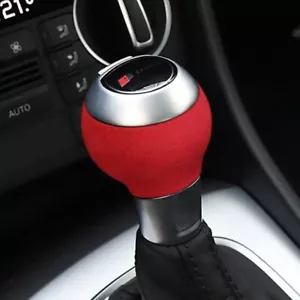 Envoltura de gamuza para coche cambio de engranajes perno de borde pegatina para Audi A3 8P 8V Q3 TTRS RS4 - Imagen 1 de 8