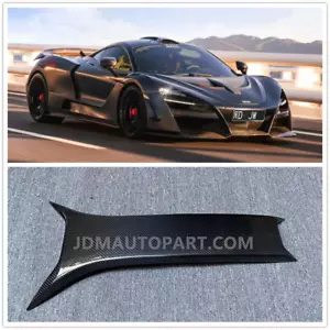 Real Carbon Fiber Roof Front Air Vent Hood Cover for Mclaren 720s 2017-2022 - Picture 1 of 9