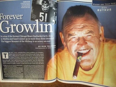 Sports Illustrated Mag 2004 (Dick Butkus/Amanda Borden/Scott Norwood/Katheri Hock) Foto 1 de 4