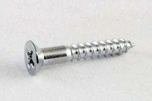 Allparts GS-0063 Bridge Mounting Screws - Chrome, Pack of 5 - Picture 1 of 1