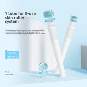 3-in-1 Skin Derma Roller - abnehmbare Mikronadelköpfe, Importgerät - Bild 1 von 11