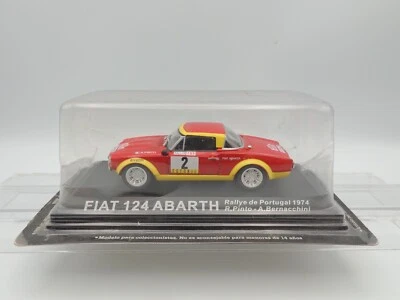 IXO Rallye - Fiat 124 Abarth Portugal 1974 - Miniature Collection 1/43 - Photo 1/4