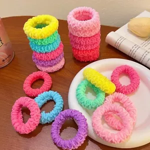 5 pack Extra Thick Strong Large bobble endless Elastic Hair ties Bands UK - Picture 1 of 19