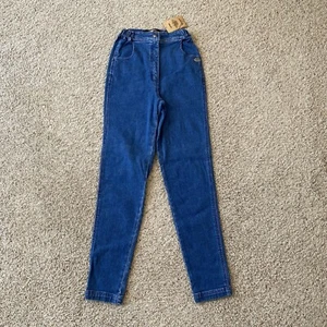 Harley Davidson Womens Elastic Waist Jeans Size 4 Medium Wash New Old Stock - Picture 1 of 9