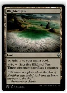 MTG Magic The Gathering Blighted Fen Uncommon Moderately Played - Picture 1 of 2