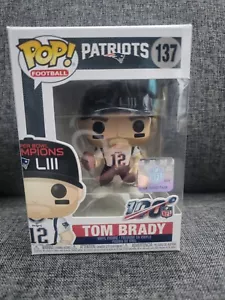 Tom Brady Funko Pop NFL Super Bowl Champions LIII #137 New England Patriots - Picture 1 of 4