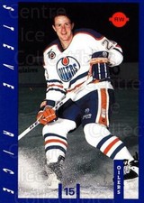 1991-92 Edmonton Oilers IGA #18 Steven Rice