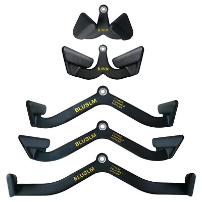 5Pcs LAT Pull Down Bar for Cable Machine Pulldown T Bar V Bar Cable Attachments - Image 1 of 4