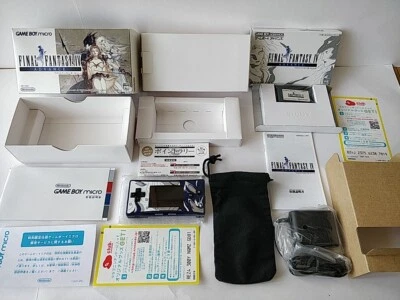Nintendo Gameboy Micro Final Fantasy 4 limited edition console set tested-e0612- - Image 1 of 4